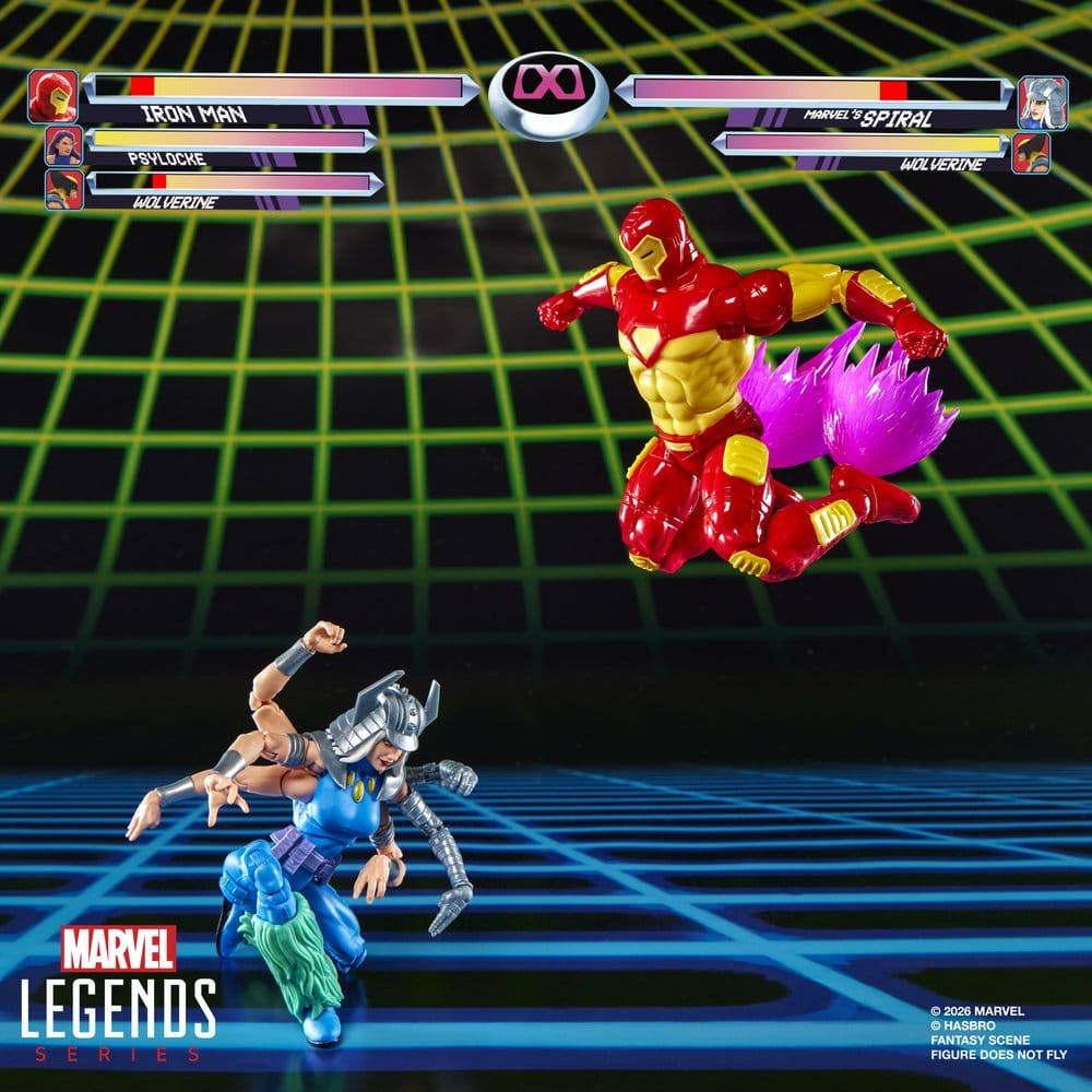 Marvel Games Marvel Legends Pack de 2 Figuras Iron Man & Marvel's Spiral 15 cm