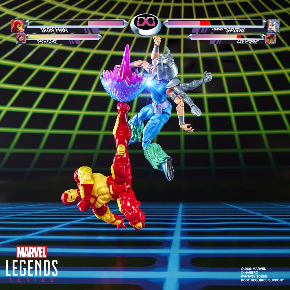 Marvel Games Marvel Legends Pack de 2 Figuras Iron Man & Marvel's Spiral 15 cm