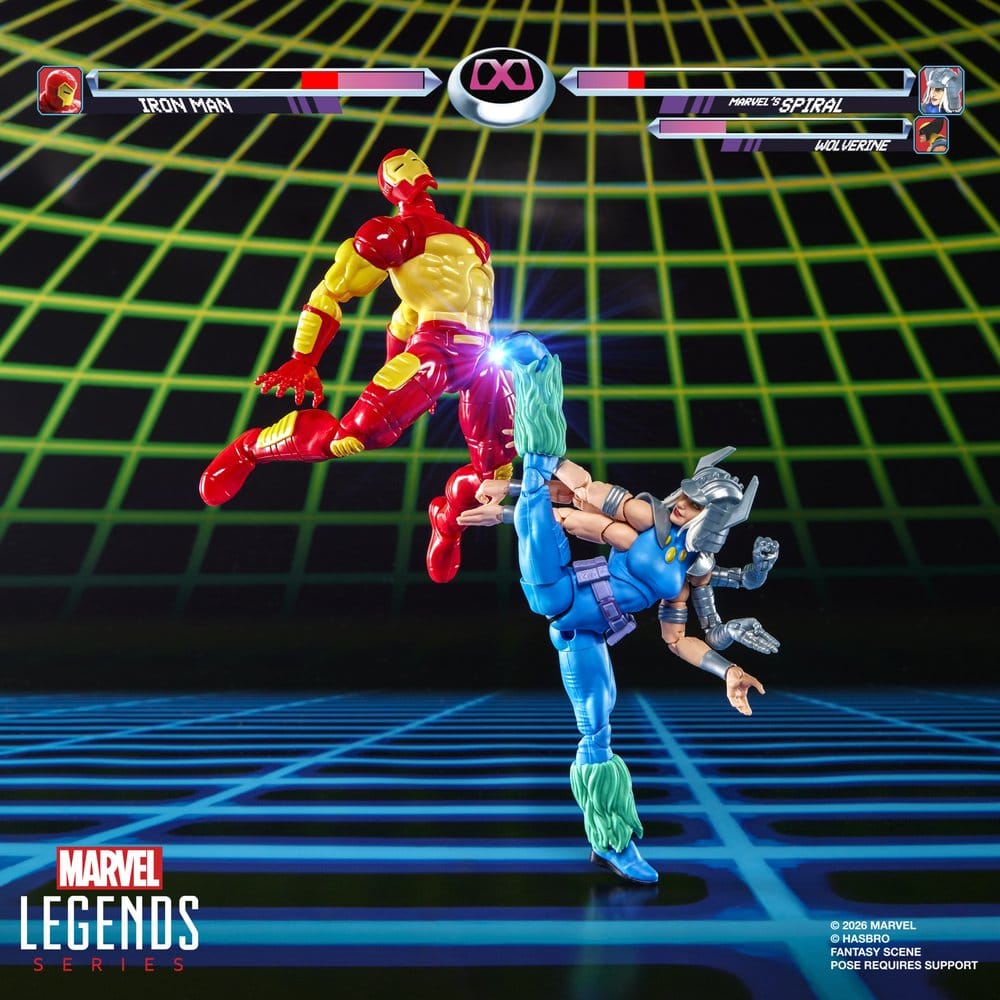 Marvel Games Marvel Legends Pack de 2 Figuras Iron Man & Marvel's Spiral 15 cm