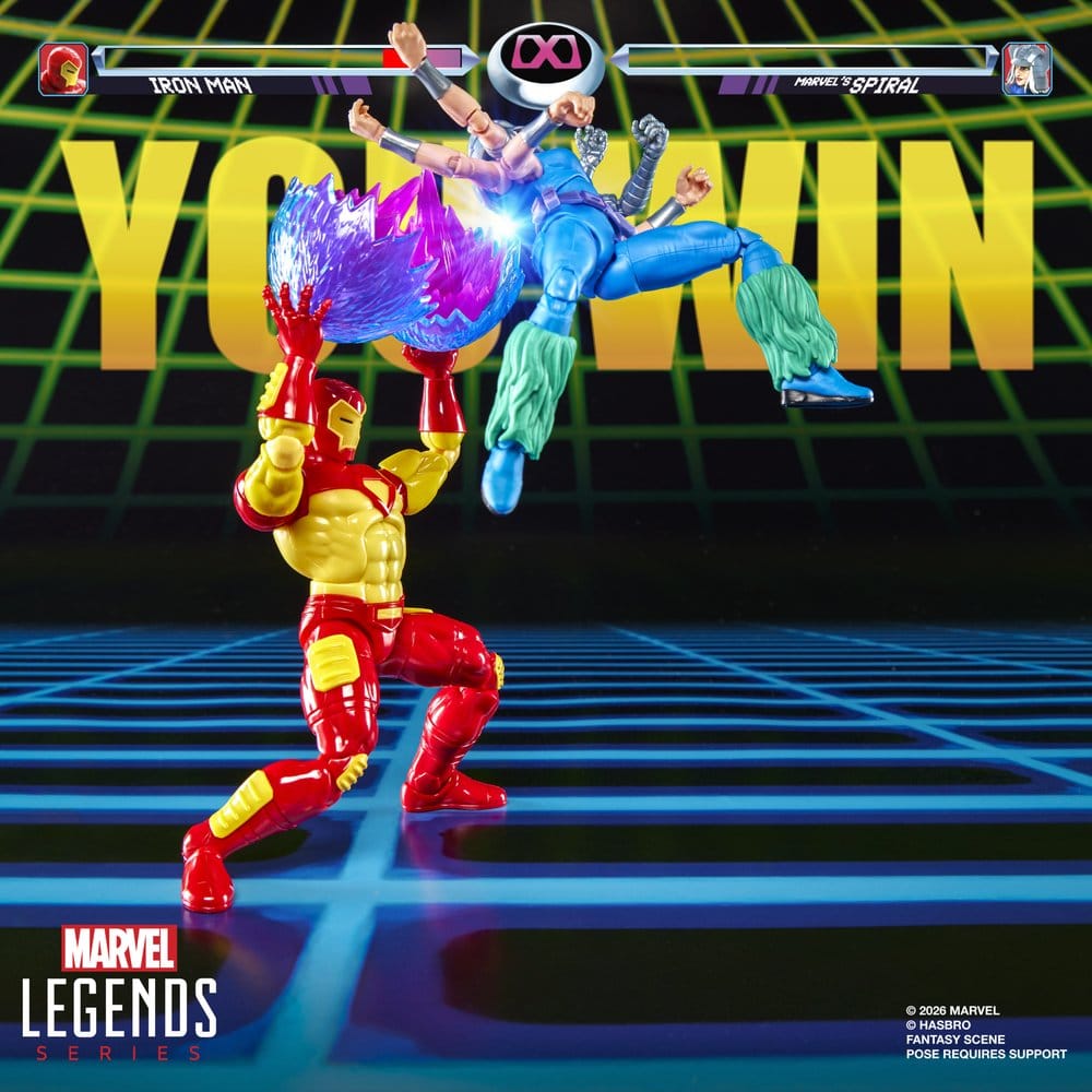 Marvel Games Marvel Legends Pack de 2 Figuras Iron Man & Marvel's Spiral 15 cm