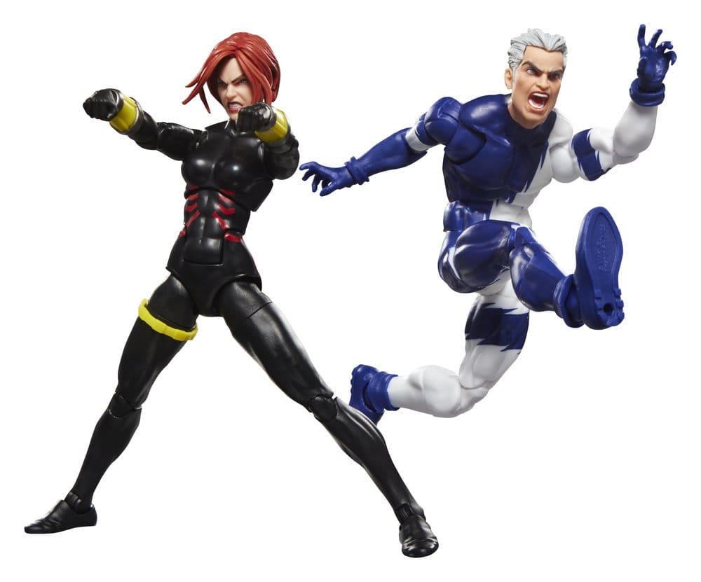 Avengers Marvel Legends Pack de 2 Figuras Black Widow & Quicksilver 15 cm Frikytopia