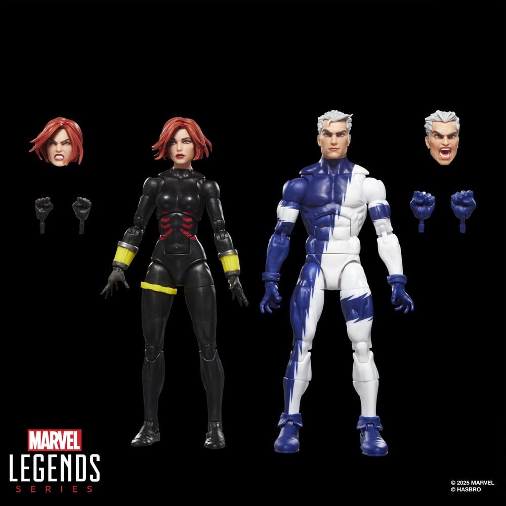 Avengers Marvel Legends Pack de 2 Figuras Black Widow & Quicksilver 15 cm