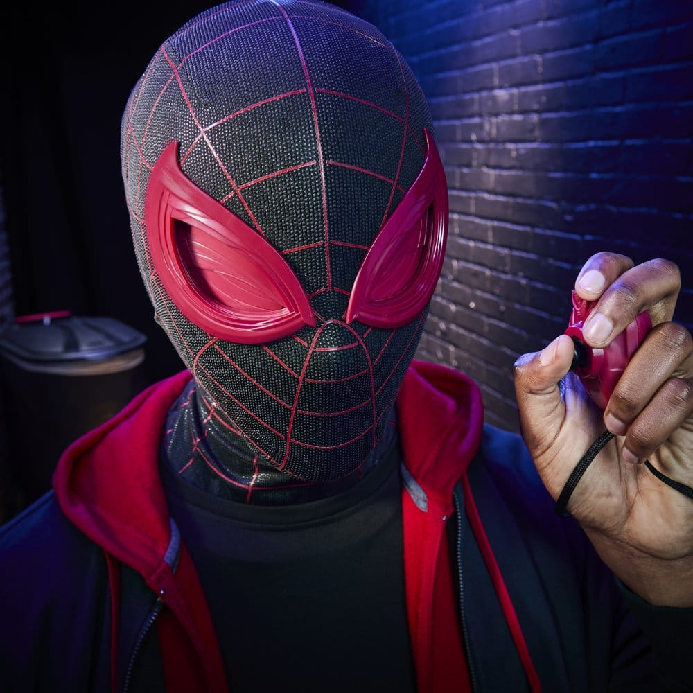 Spider-Man: Miles Morales Marvel Legends Máscara Electrónica Expresiva