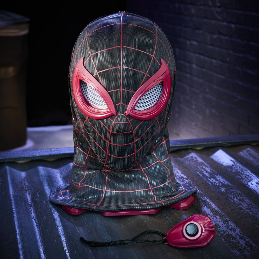 Spider-Man: Miles Morales Marvel Legends Máscara Electrónica Expresiva