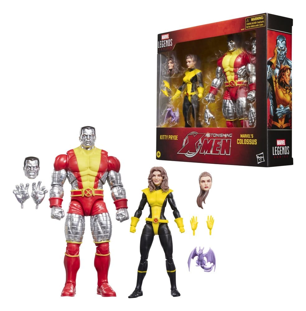 Astonishing X-Men Marvel Legends Pack de 2 Figuras Kitty Pryde & Marvel's Colossus 15 cm