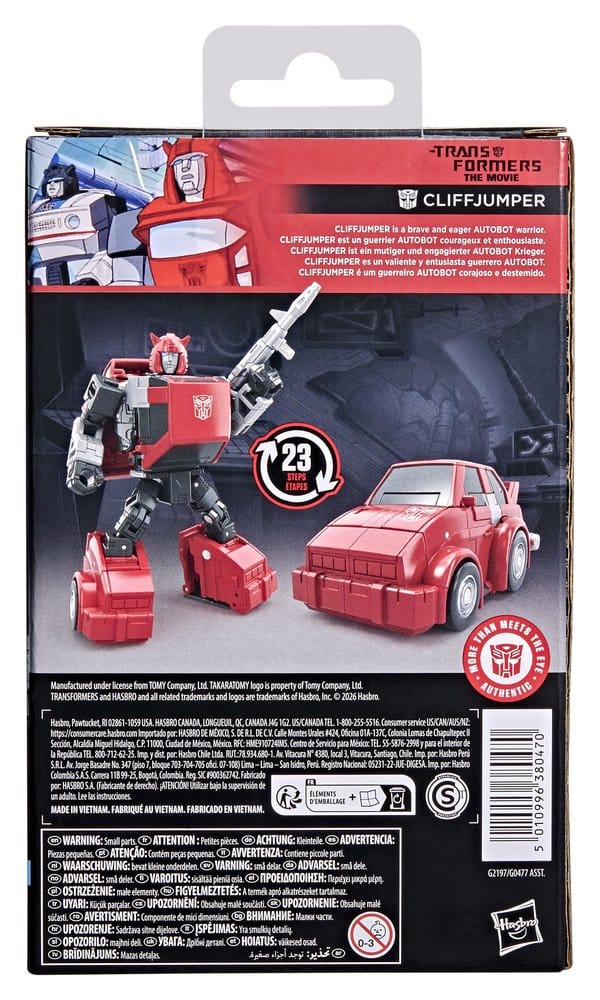 Transformers: La película Studio Series Deluxe Class Figura Cliffjumper 10 cm