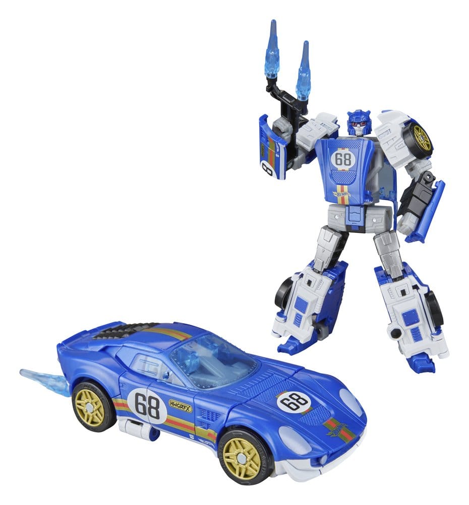 Transformers x Hot Wheels Collaborative Deluxe Class Figura El Segundo Coupe 13 cm