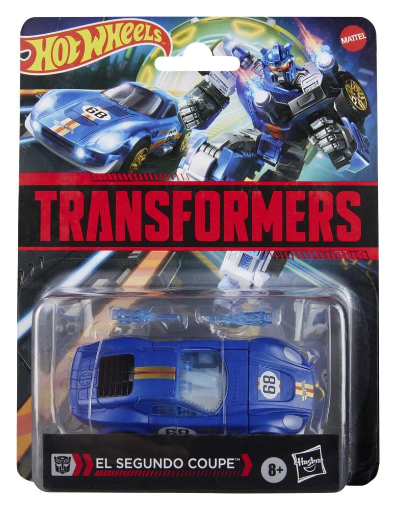 Transformers x Hot Wheels Collaborative Deluxe Class Figura El Segundo Coupe 13 cm