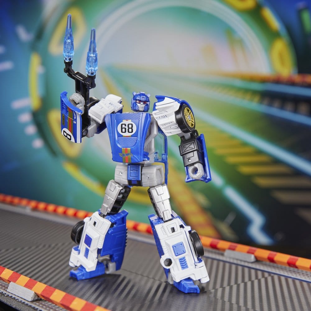 Transformers x Hot Wheels Collaborative Deluxe Class Figura El Segundo Coupe 13 cm