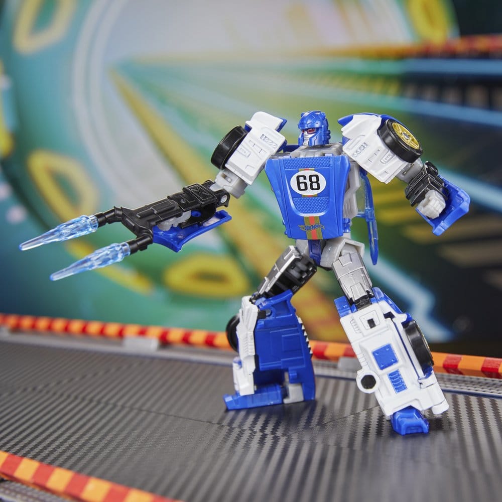 Transformers x Hot Wheels Collaborative Deluxe Class Figura El Segundo Coupe 13 cm