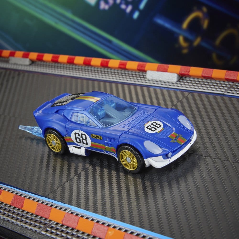 Transformers x Hot Wheels Collaborative Deluxe Class Figura El Segundo Coupe 13 cm