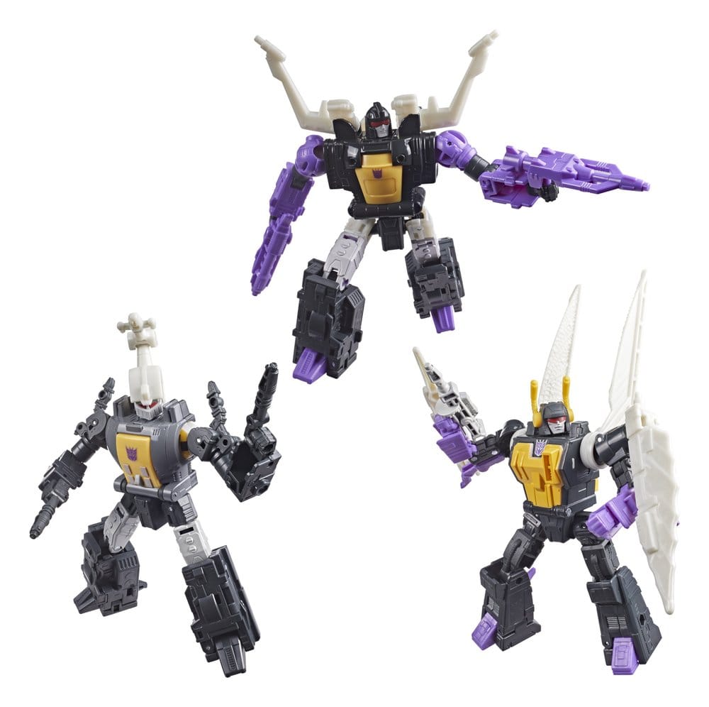 Transformers: La película Studio Series Deluxe Class Pack de 3 Figuras Insecticon Bombshell, Shrapnel & Kickback 14 cm Frikytopia