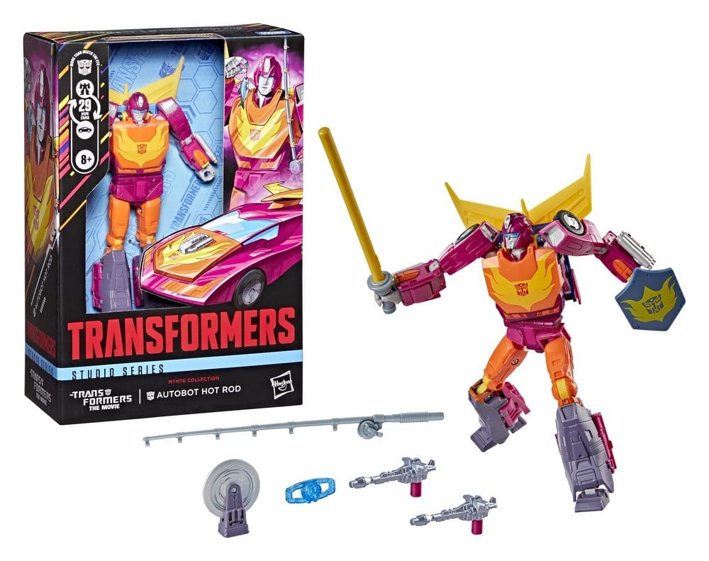 The Transformers: The Movie Studio Series Voyager Class Figura MTMTE Collection: Autobot Hot Rod 14 cm