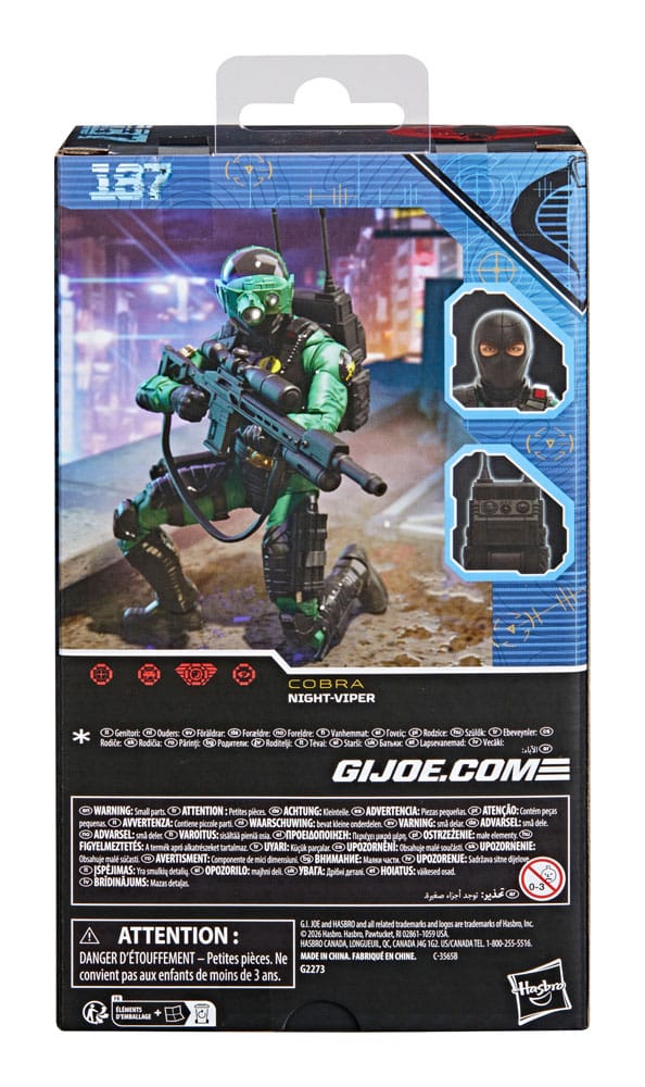 G.I. Joe Classified Series Figura Night-Viper 15 cm