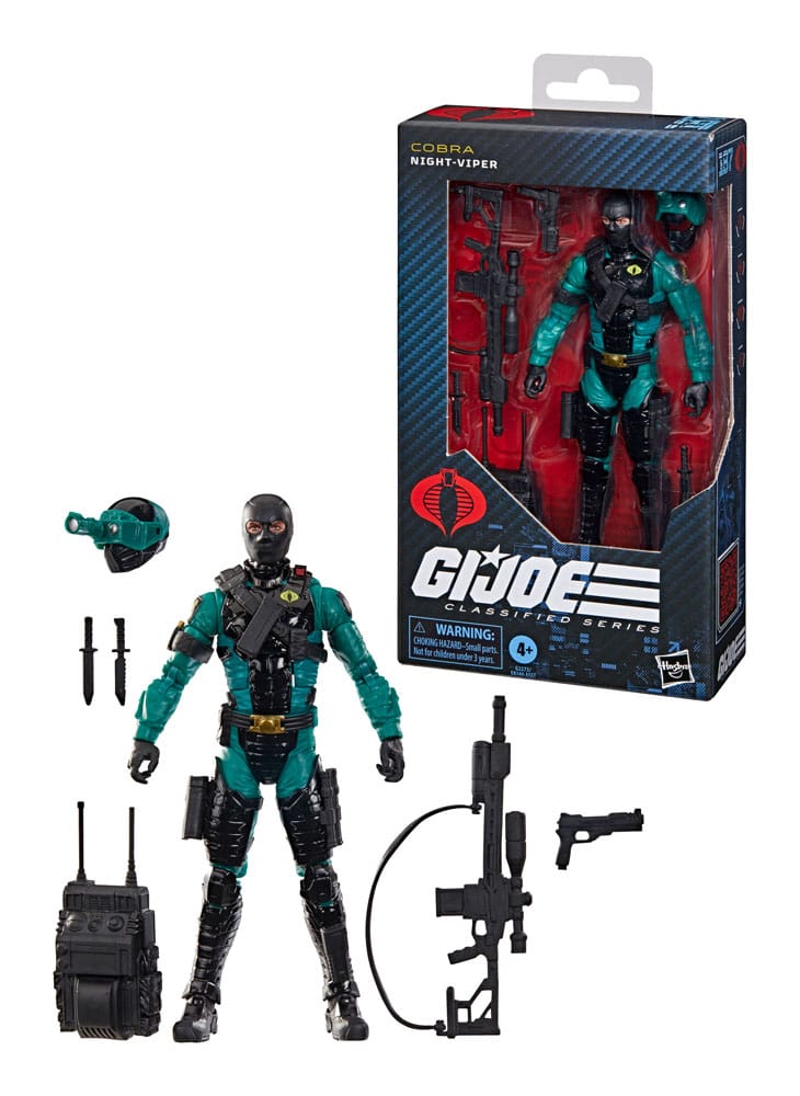 G.I. Joe Classified Series Figura Night-Viper 15 cm