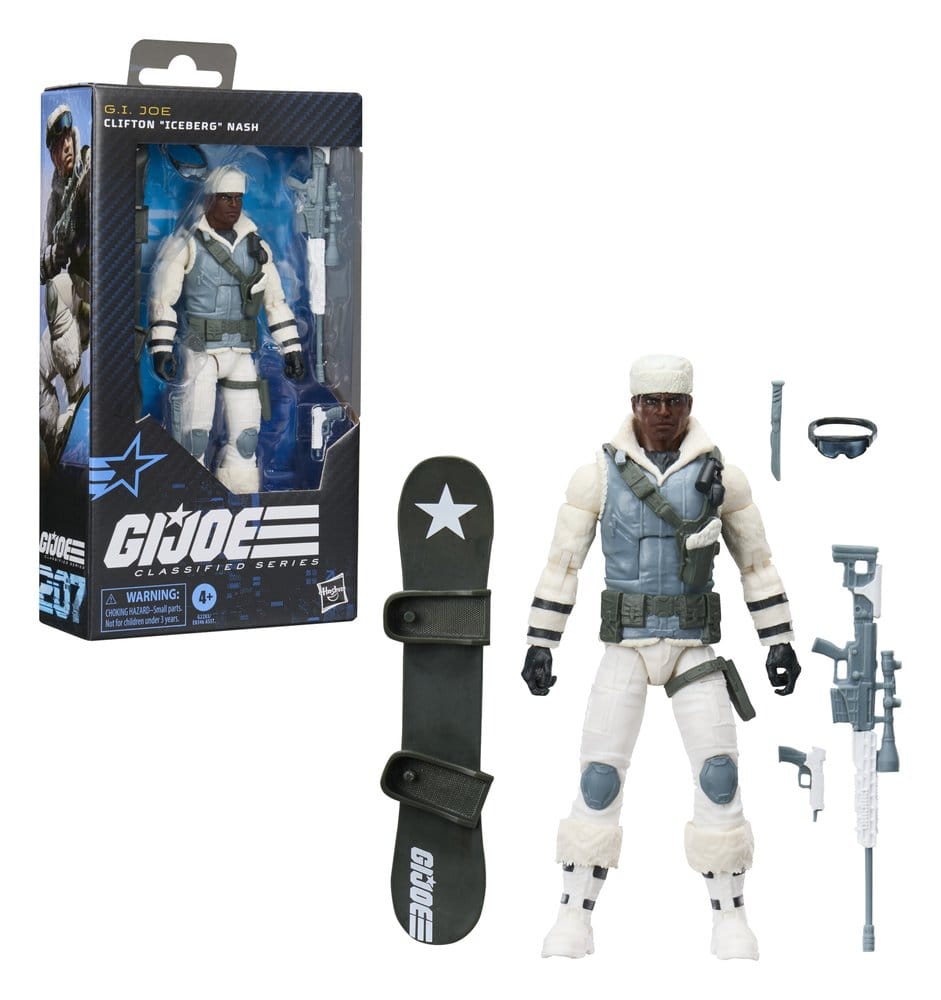 G.I. Joe Classified Series Figura #207 Clifton "Iceberg" Nash 15 cm