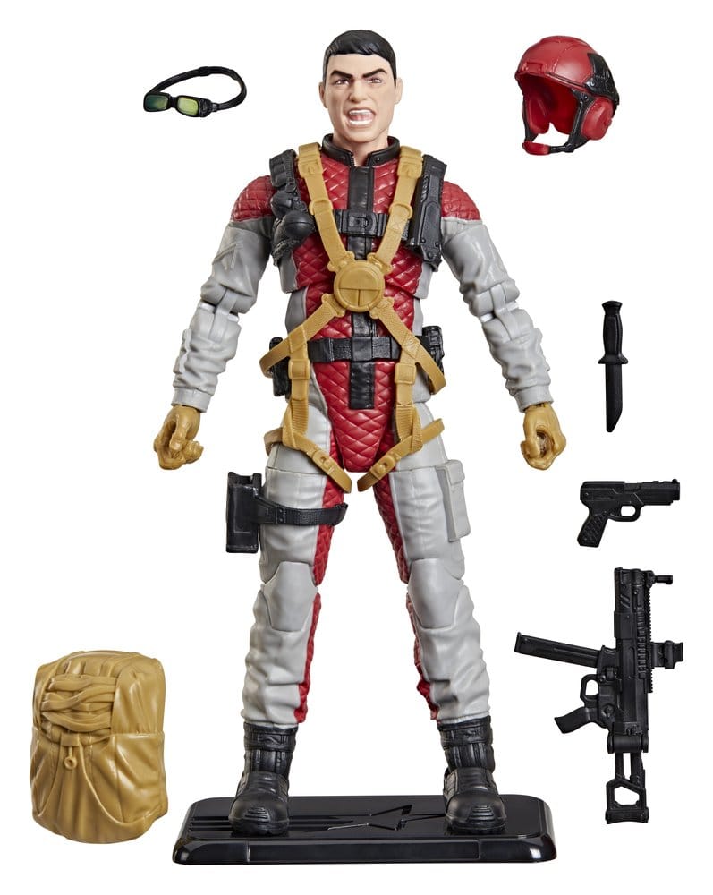 GI Joe Classified Series Retro Figura David "Crazylegs" Thomas 15 cm