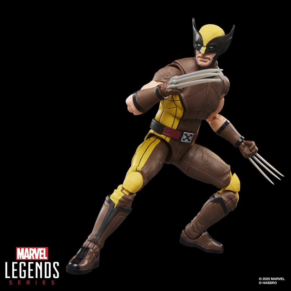 Figura Wolverine Brown Suit Deadpool & Wolverine Marvel Legends Series 15cm