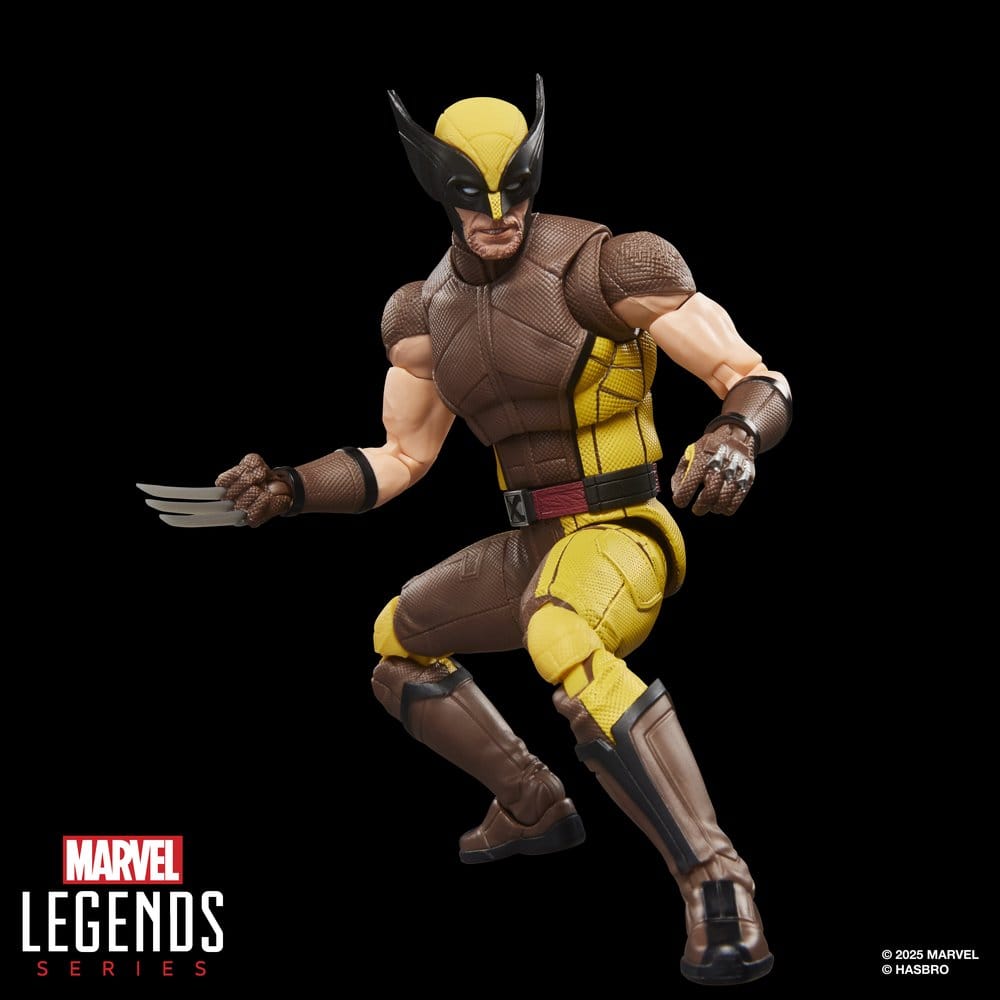 Figura Wolverine Brown Suit Deadpool & Wolverine Marvel Legends Series 15cm