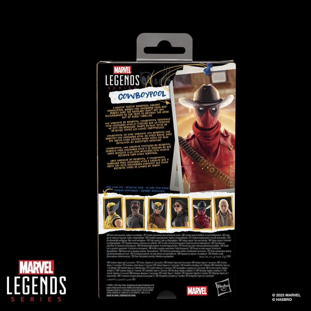 Figura Cowboypool Deadpool & Wolverine Marvel Legends Series 15cm