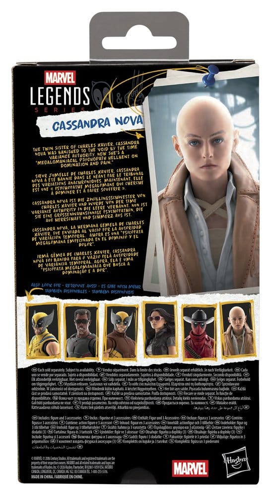 Deadpool & Wolverine Marvel Legends Figura Cassandra Nova 15 cm