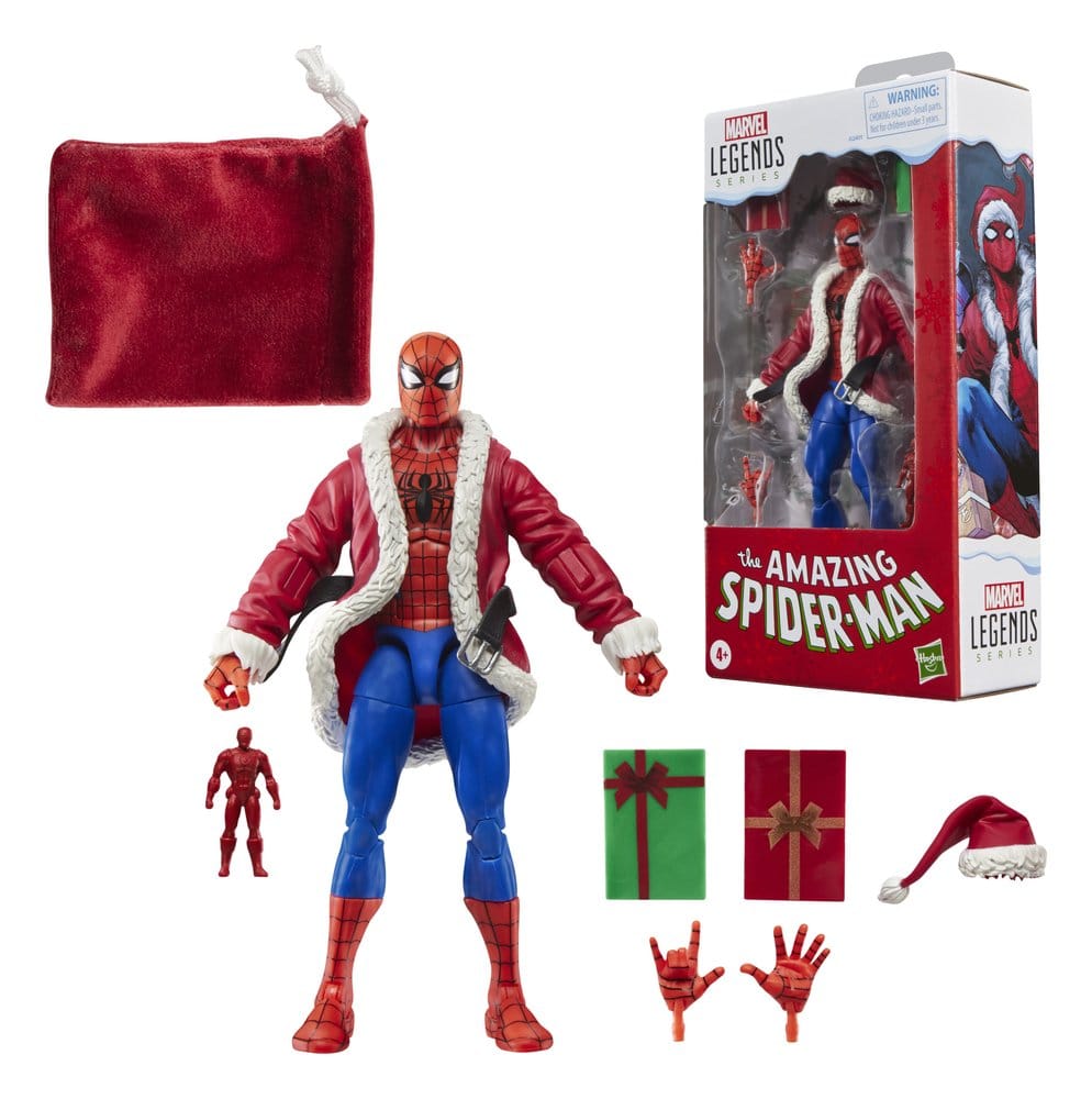 The Amazing Spider-Man Marvel Legends Figura Spider-Man (Marvel Holiday Special) 15 cm