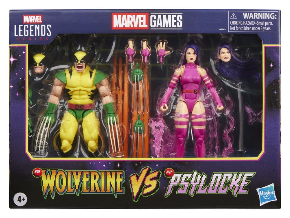 Marvel Games Marvel Legends Pack de 2 Figuras Wolverine & Psylocke 15 cm