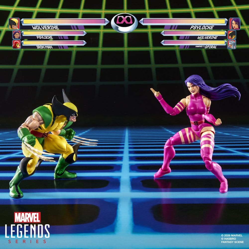 Marvel Games Marvel Legends Pack de 2 Figuras Wolverine & Psylocke 15 cm