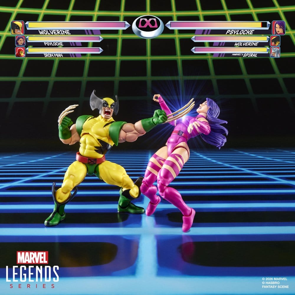Marvel Games Marvel Legends Pack de 2 Figuras Wolverine & Psylocke 15 cm