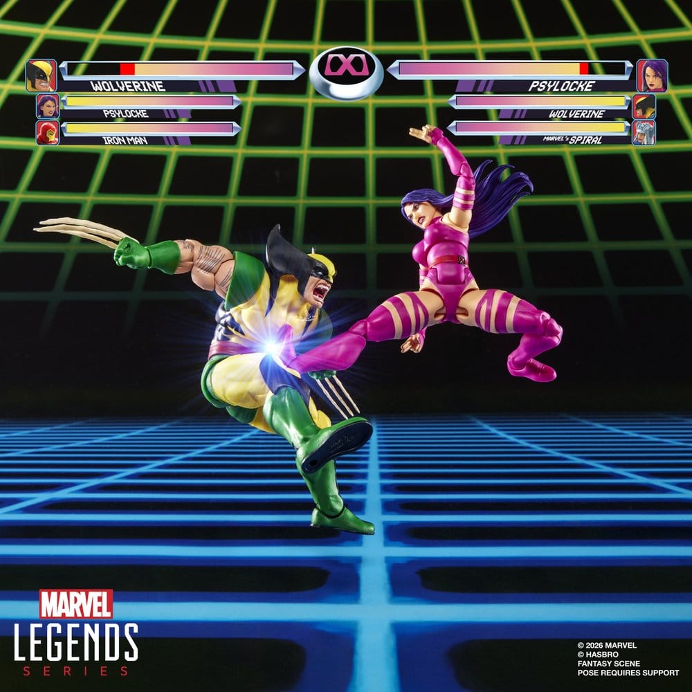 Marvel Games Marvel Legends Pack de 2 Figuras Wolverine & Psylocke 15 cm
