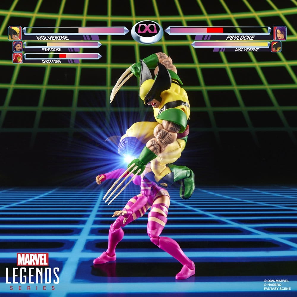 Marvel Games Marvel Legends Pack de 2 Figuras Wolverine & Psylocke 15 cm