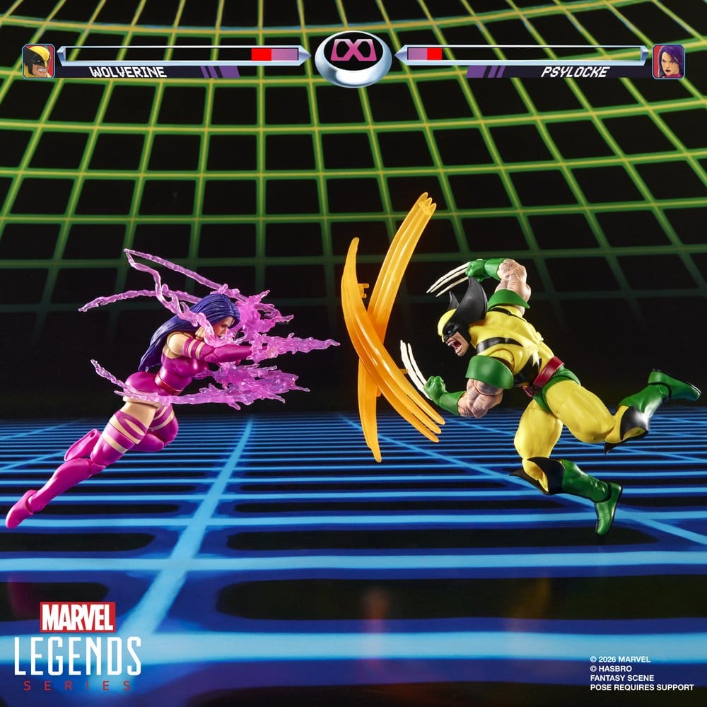 Marvel Games Marvel Legends Pack de 2 Figuras Wolverine & Psylocke 15 cm