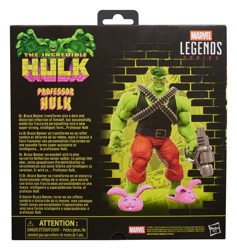 The Incredible Hulk Marvel Legends Figura Professor Hulk 15 cm