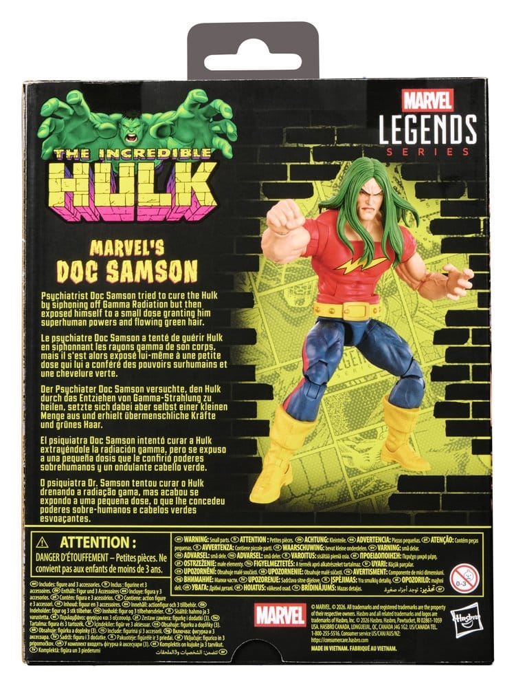 The Incredible Hulk Marvel Legends Figura Marvel's Doc Samson 15 cm