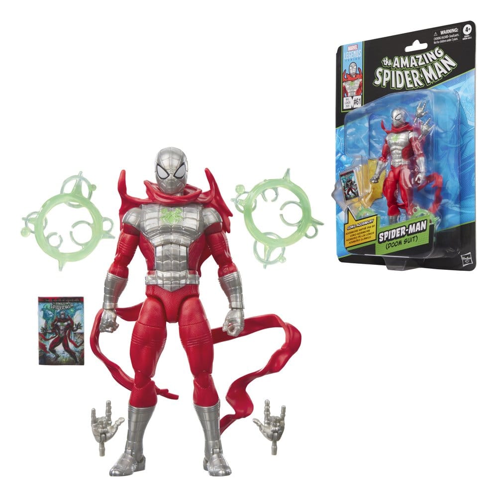 The Amazing Spider-Man Marvel Legends Figura Spider-Man (Doom Suit) 15 cm