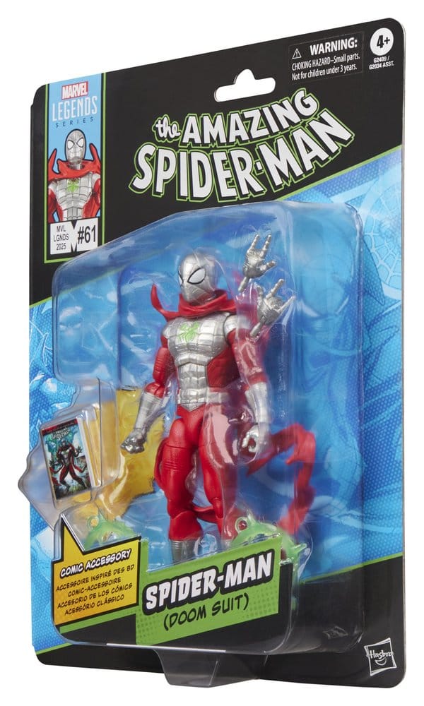 The Amazing Spider-Man Marvel Legends Figura Spider-Man (Doom Suit) 15 cm