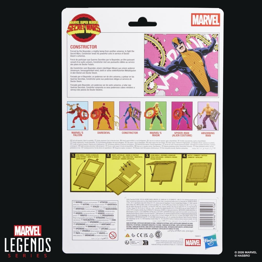 Secret Wars Marvel Legends Figura Constrictor 15 cm