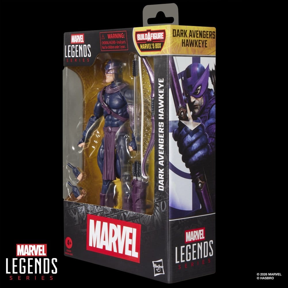 Figura Dark Avengers Hawkeye Marvel Legends Series 15cm