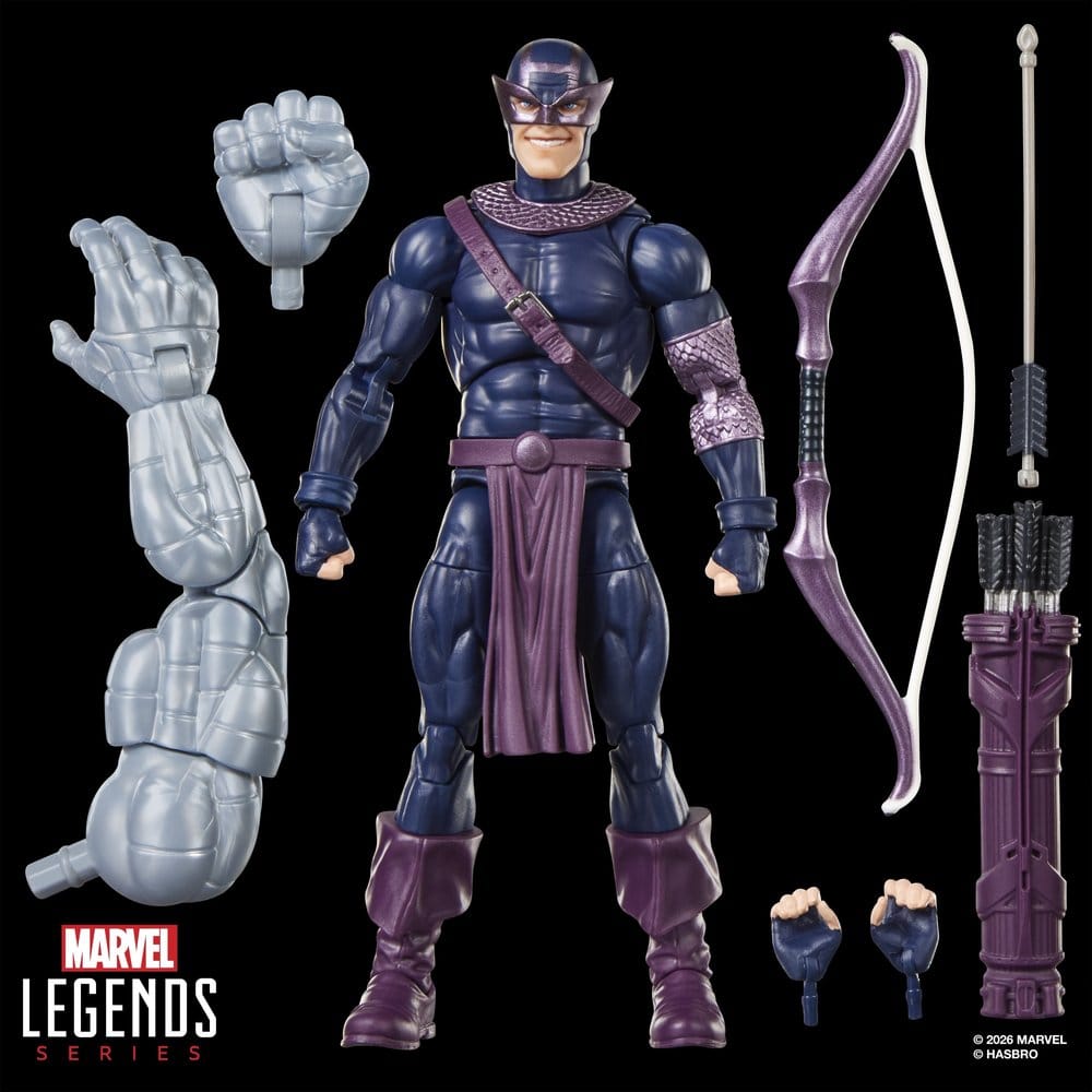 Figura Dark Avengers Hawkeye Marvel Legends Series 15cm
