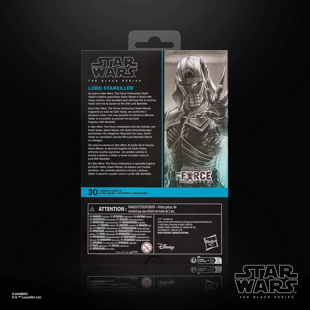 Figura hasbro star wars  the black series the force unleashed