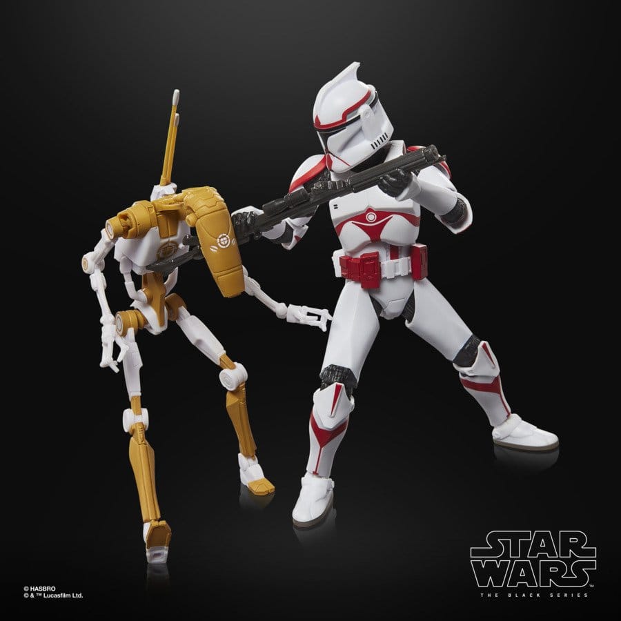 Star Wars: Battlefront II Black Series Pack de 2 Figuras Phase I Assault Trooper & Battle Droid Officer 15 cm