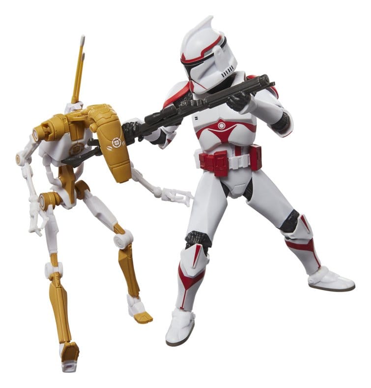 Star Wars: Battlefront II Black Series Pack de 2 Figuras Phase I Assault Trooper & Battle Droid Officer 15 cm