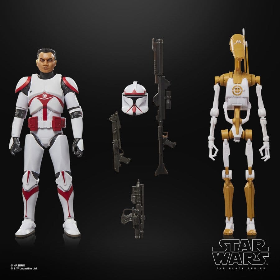 Star Wars: Battlefront II Black Series Pack de 2 Figuras Phase I Assault Trooper & Battle Droid Officer 15 cm