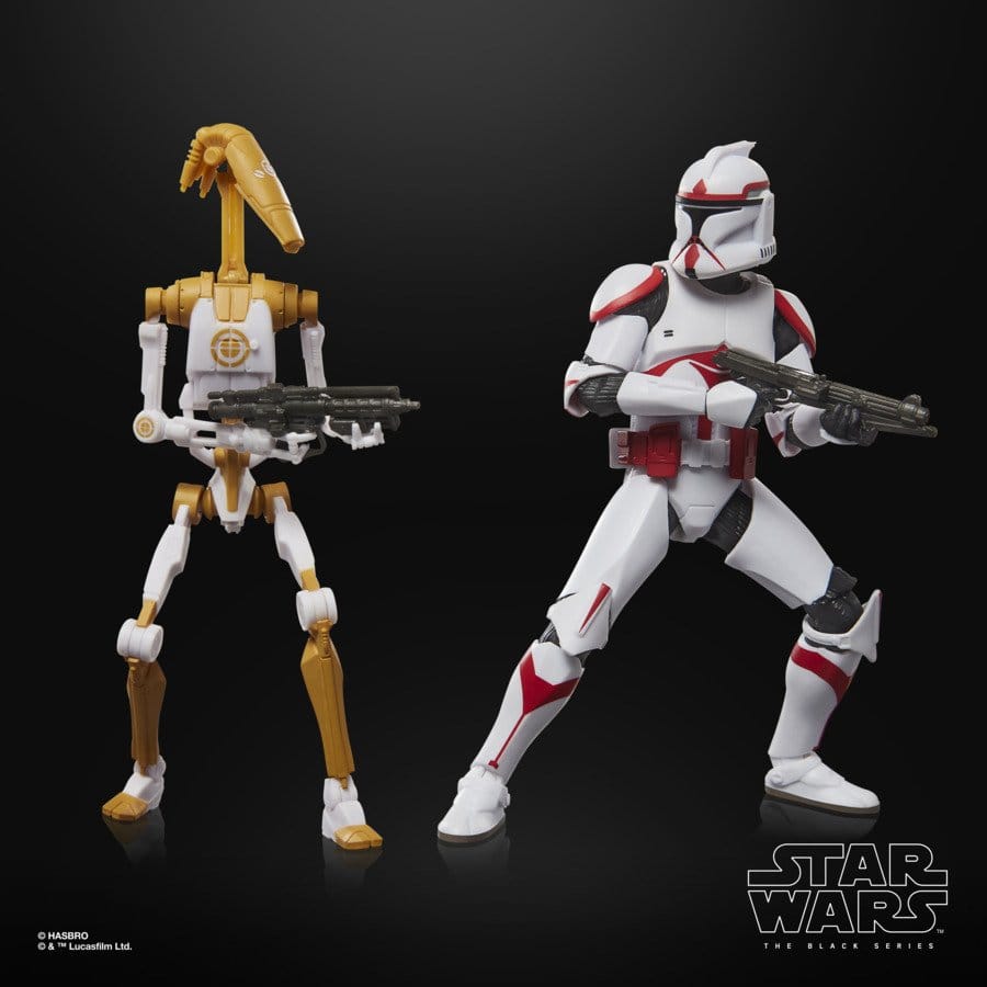 Star Wars: Battlefront II Black Series Pack de 2 Figuras Phase I Assault Trooper & Battle Droid Officer 15 cm