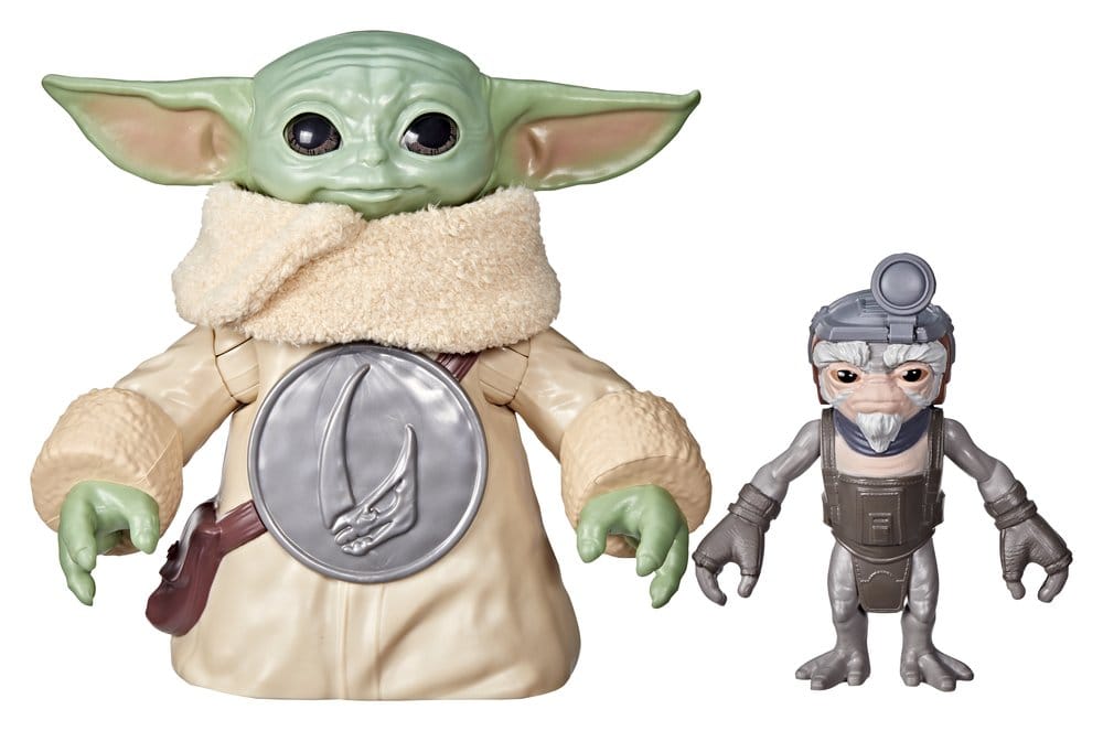 Star Wars: The Mandalorian & Grogu Figura Electrónica Grogu Abrazador & Anzellano 17 cm Frikytopia