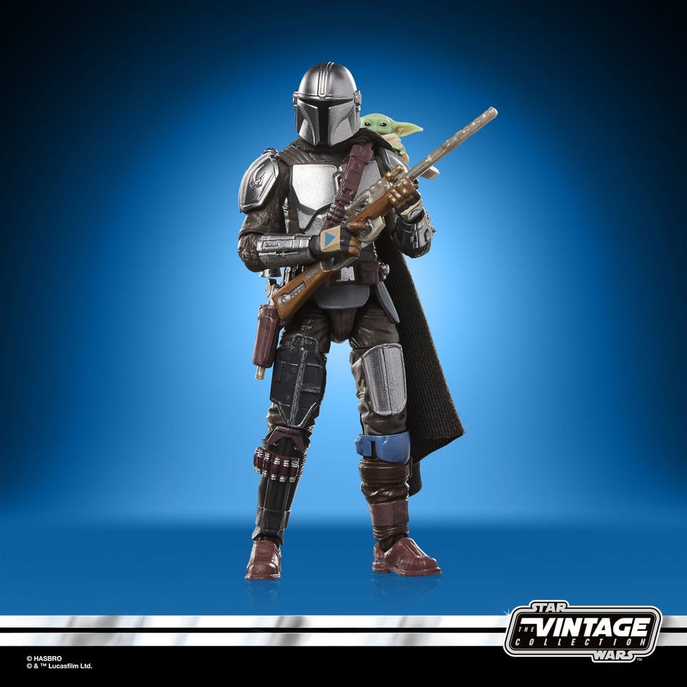 Star Wars: The Mandalorian & Grogu Vintage Collection Figura The Mandalorian & Grogu 10 cm