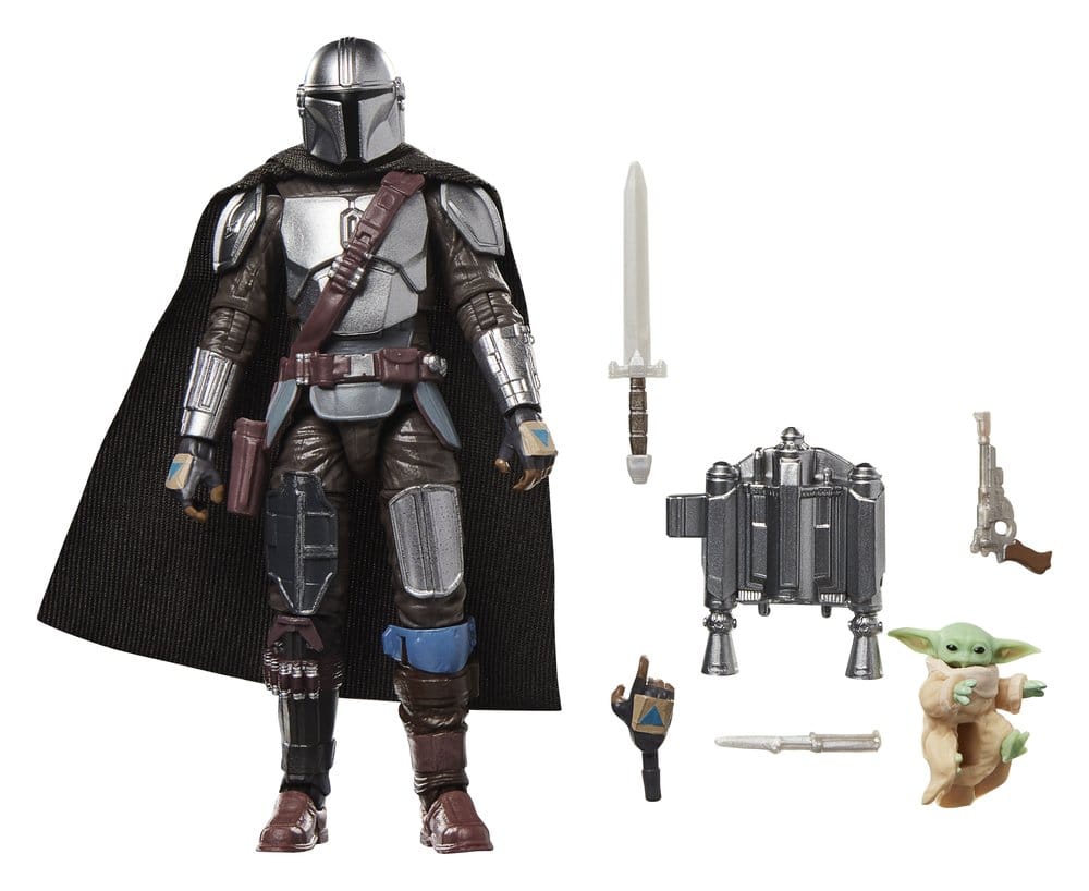 Star Wars: The Mandalorian & Grogu Vintage Collection Figura The Mandalorian & Grogu 10 cm