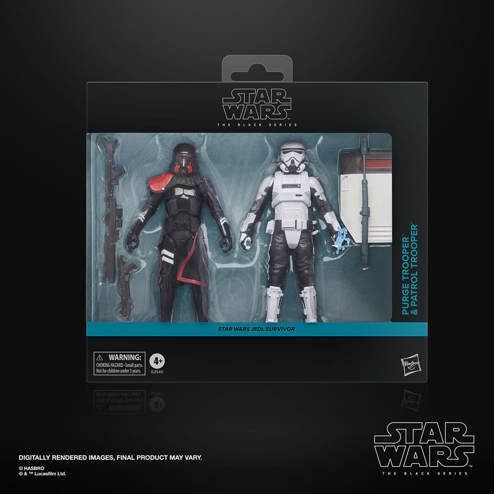 Star Wars Jedi: Survivor Black Series Pack de 2 Figuras Purge Trooper & Patrol Trooper 15 cm