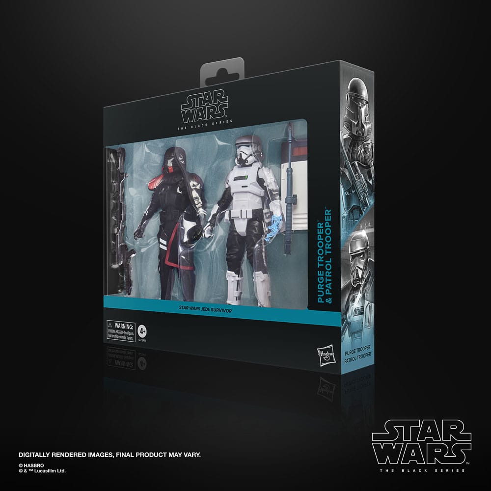 Star Wars Jedi: Survivor Black Series Pack de 2 Figuras Purge Trooper & Patrol Trooper 15 cm