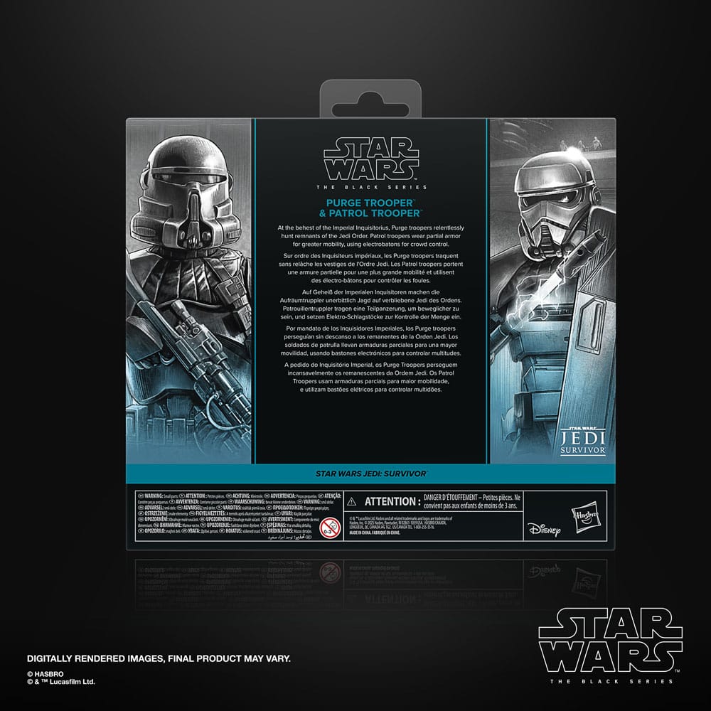 Star Wars Jedi: Survivor Black Series Pack de 2 Figuras Purge Trooper & Patrol Trooper 15 cm